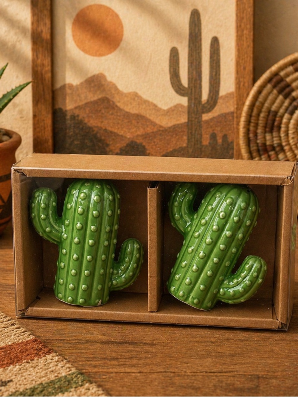 Cactus Salt and Pepper Shakers